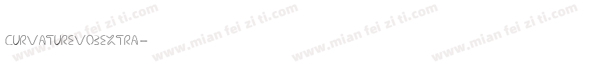 Curvature v03 Extra字体转换